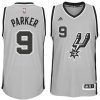 spurs 9 tony parker 2015 new gray jersey